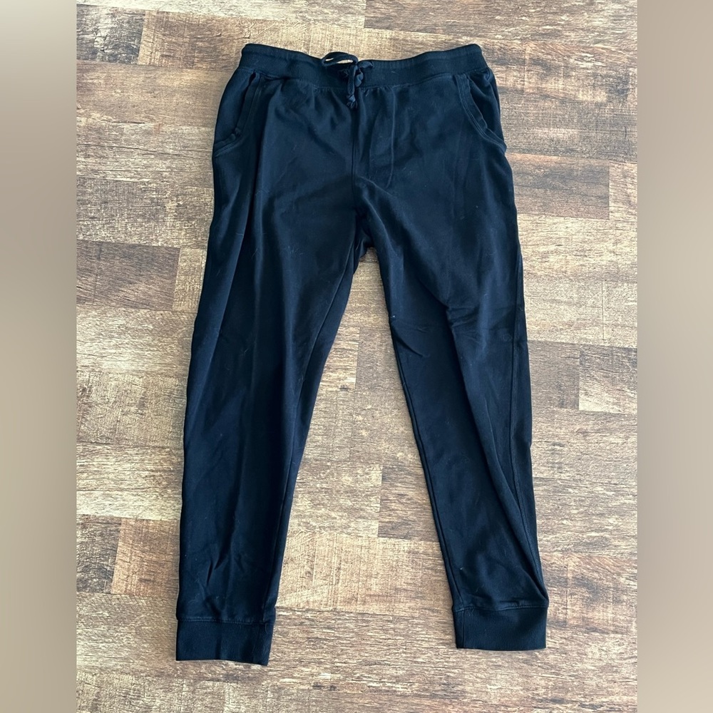 Black Sweatpants Size L with Pockets
